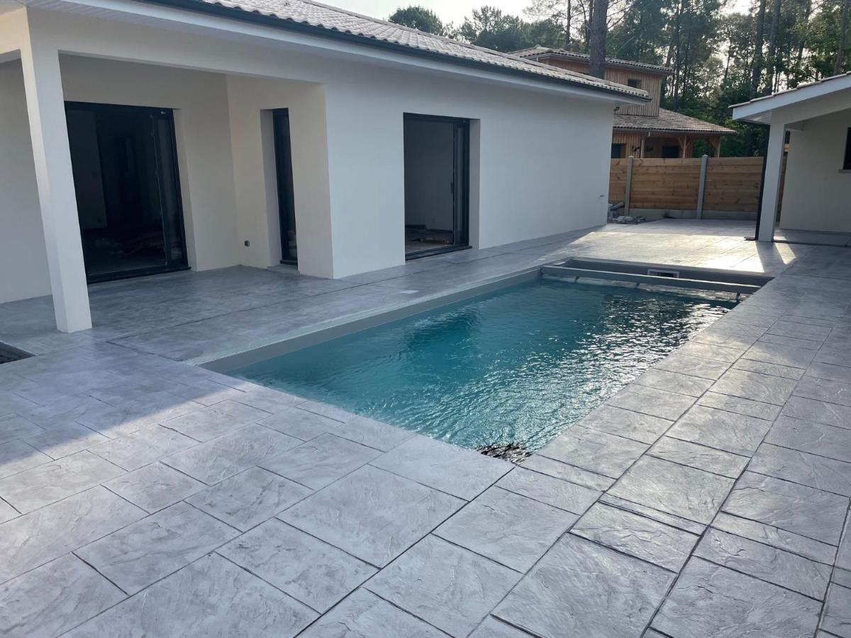 לאקאנו Maison Moderne Avec Piscine Chauffee מראה חיצוני תמונה