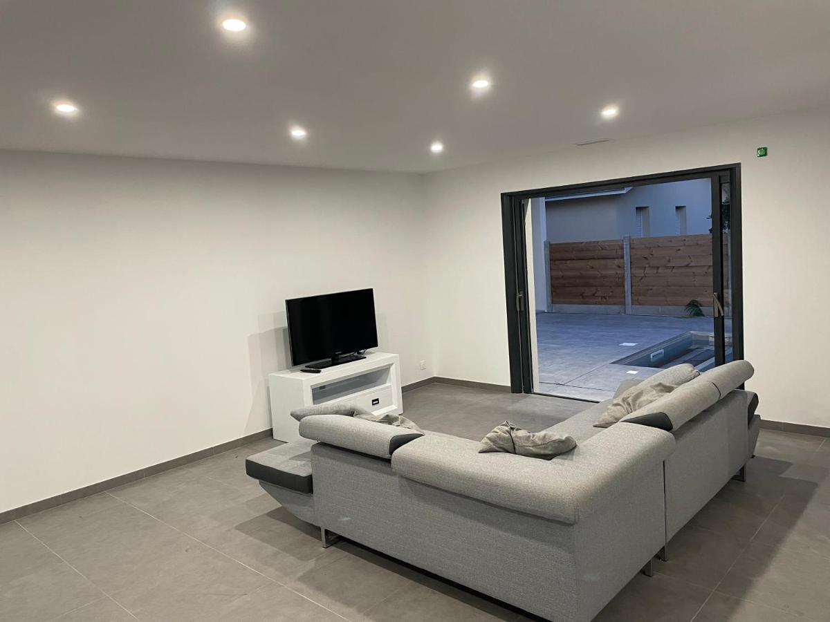 לאקאנו Maison Moderne Avec Piscine Chauffee מראה חיצוני תמונה