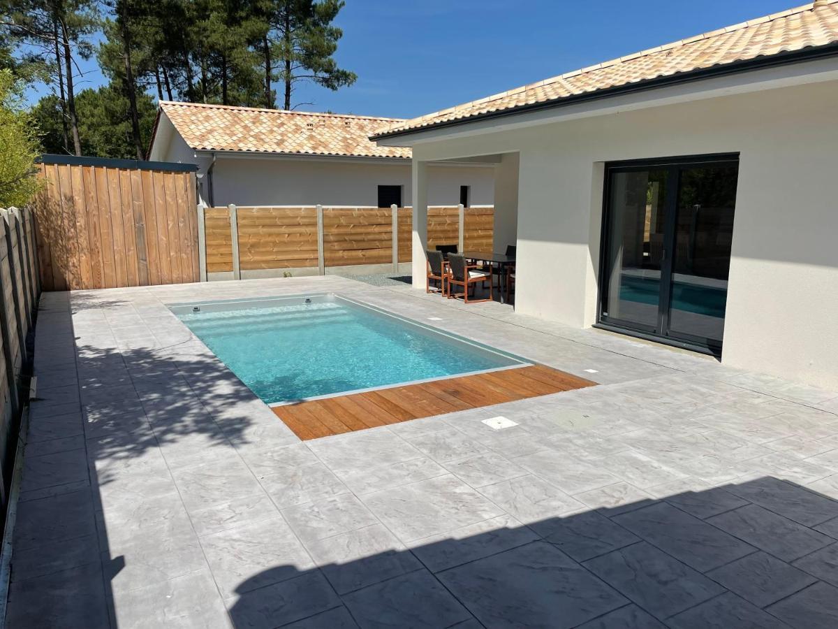 לאקאנו Maison Moderne Avec Piscine Chauffee מראה חיצוני תמונה